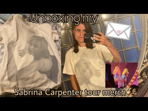 Unboxing My Sabrina Carpenter Tour Merch