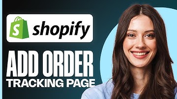 How To Add Order Tracking Page On Shopify (2025) Tutorial Shopify for Beginners