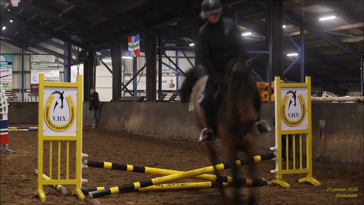 Tweede opleidingsavond V.H.V. Jonge Springpaardenopleiding in Onstwedde