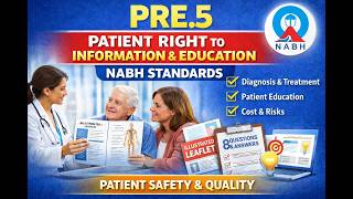 Information PRE.5 Patient Right to Information & Education | NABH Standards Explained | Patient Safety & Quality Guide