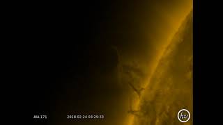 AIA 171 (2018-02-23 11:08:57 - 2018-02-24 14:23:09 UTC)
