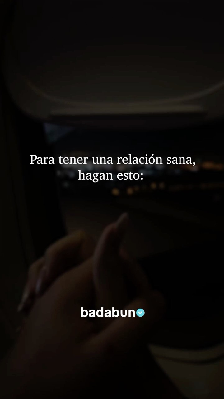 La clave para una relación sana❤️