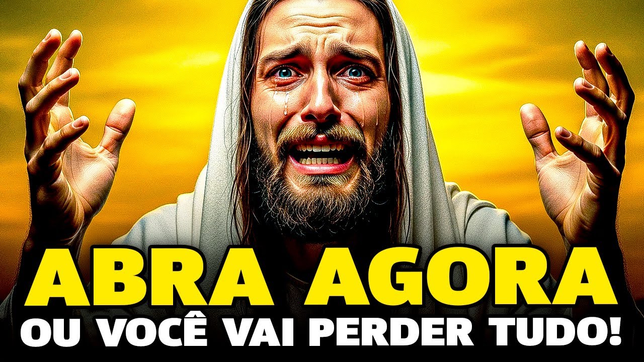 FILHO, RESTAM APENAS ALGUNS SEGUNDOS! DEUS TE ENVIA ESTA MENSAGEM URGENTE