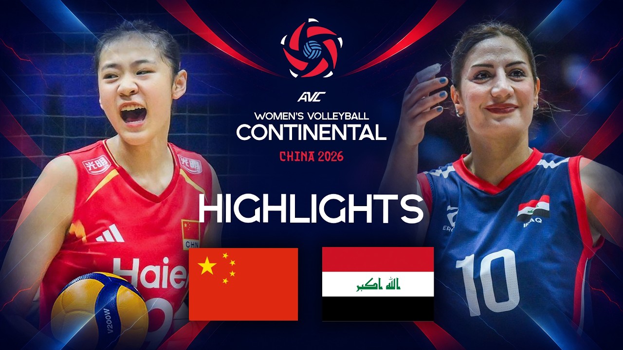 China 🇨🇳 vs. Iraq 🇮🇶 | Preliminary Phase AVC Women's Continental Championship 2026 | Highlights