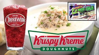What to Eat in North Carolina! Krispy Kreme & Cheerwine!