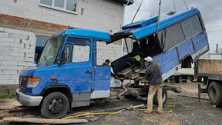 РОЗРІЗАЛИ МЕРСЕДЕС АВТОБУС 😱 ЗРОБИЛИ ЕВАКУАТОР