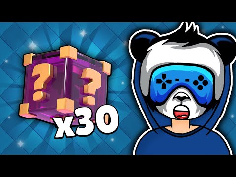 OPENING 30 LUCKY DROPÓW W CLASH ROYALE!
