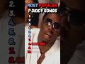 Most Popular P Diddy Songs PDiddy Diddy Most Popular P Diddy Songs PDiddy Diddy