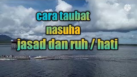 GUS MUKHLASON : SEBAIKNYA  TAUBAT NASUHA ADALAH TAUBAT JASAD DAN RUH (AL HIJRAH)