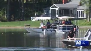Vehicle submerged in Southwick lake recovered