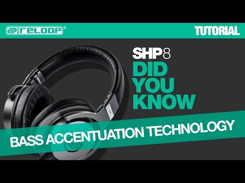 Reloop SHP-8 Professional Headphones - Bass Accentuation Technology - Did You Know? (Tutorial)