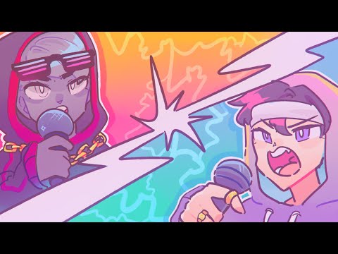 SAPNAP VS BADBOYHALO RAP BATTLE | ANIMATIC