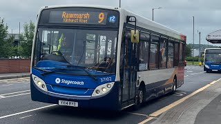 9 Stagecoach Bus - Rotherham to Rawmarsh Kilnhurst Road (Circular)