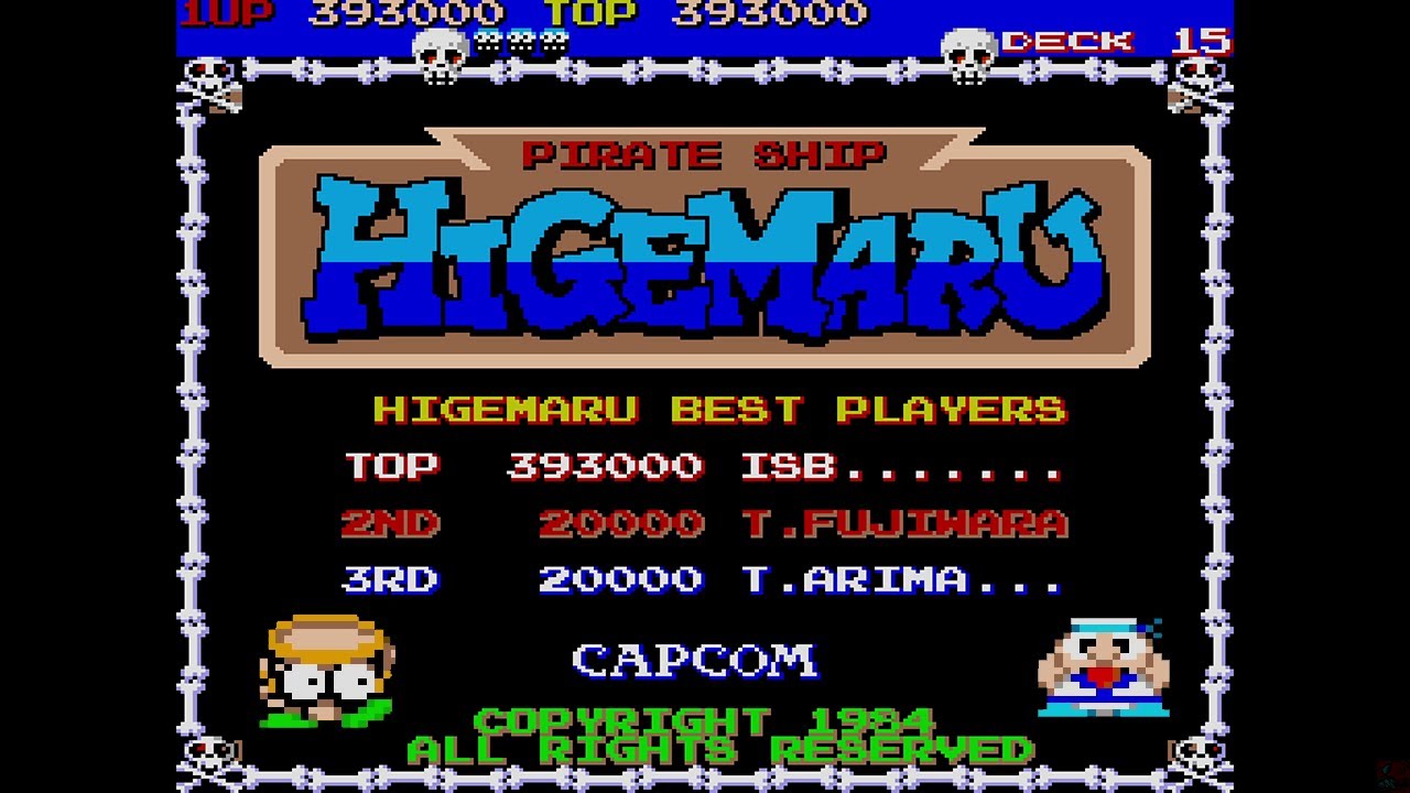 Pirate Ship HigeMaru [ARCADE] 393,000 ひげ丸パイレート・シップ