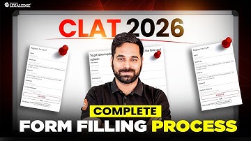 CLAT 2026 Application Form Filling Process | Step-by-Step Guide