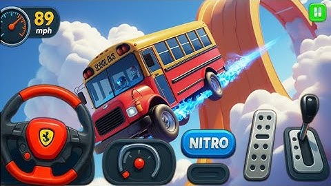 Crazy Bus Mega Ramp Impossible Racing Bus Stunts Impossible Tracks Android Gameplay Video P-07