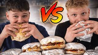 DÖNER WETTESSEN vs BRUDER 🍖 | Wer schafft mehr Döner?