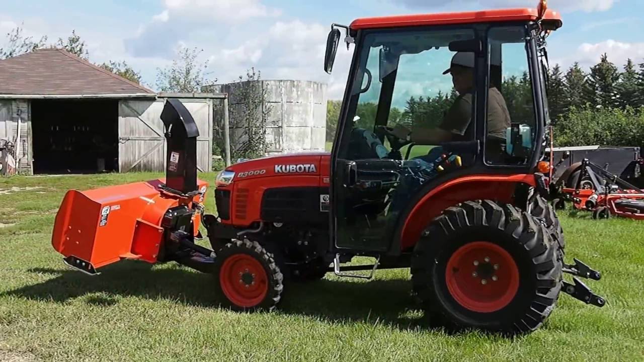 Lot 16 (2011 B 3000 Kubota Tractor w/ 5 Ft Snowblower) YouTube