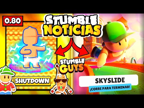 NUEVAS SKINS y MAPAS de la 0.80 😱 HABILIDAD de APAGÓN en STUMBLE GUYS #Legendarylavaland ERCASTY