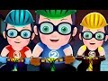 Five little babies cycling on the street  nursery rhymes and childrens songs  tinydreams kids