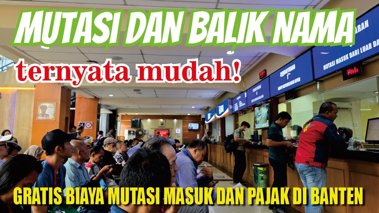 CARA LENGKAP MENGURUS SENDIRI MUTASI DAN BALIK NAMA KENDARAAN | DKI JAKARTA KE BANTEN | TANPA CALO