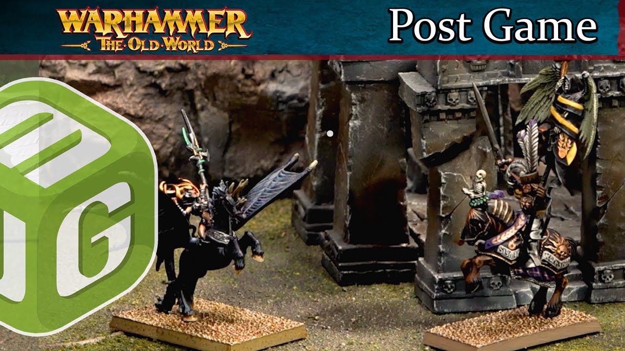 Post Game Chat - Empire vs Dark Elves Warhammer The Old World Battle ...