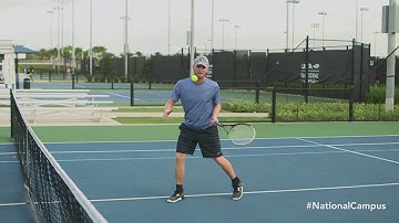 Improve your tennis game: Soft hands on the volley