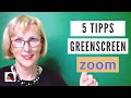 Virtueller Hintergrund bei Zoom mit Greenscreen - 5 Tipps