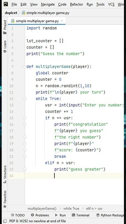 multiplayer game using python for beginners || A very simple ...