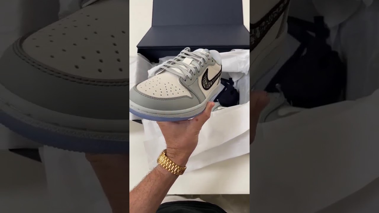 Unboxing the DIOR x AIR JORDAN 1 Low YouTube