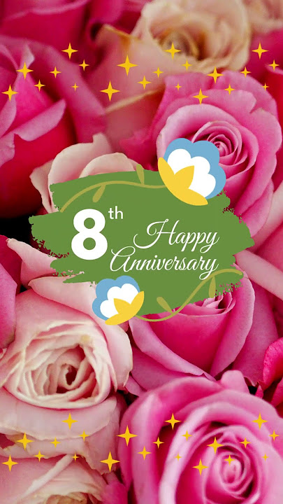 Happy 8th Wedding Anniversary Wishes | Best 8th Anniversary Wishes for Couple #shorts