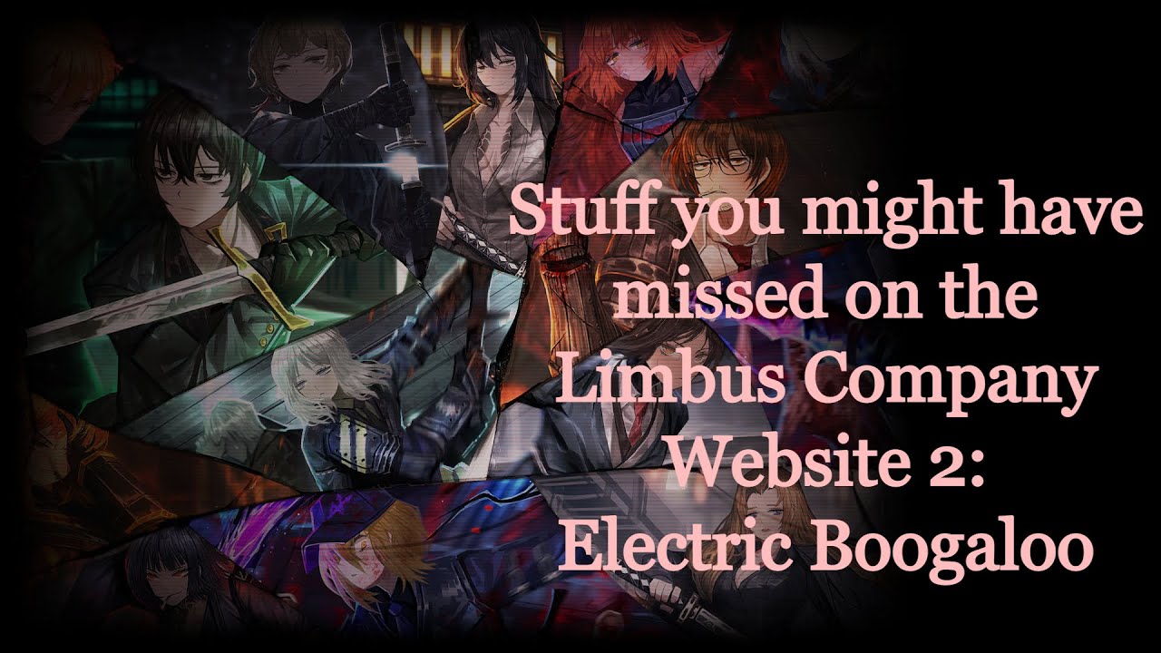 Other obscure stuff on the Limbus site, and some speculation【Limbus