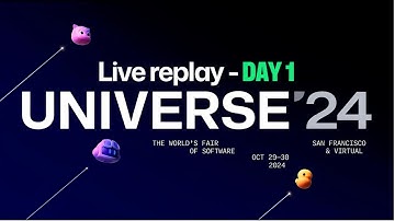 GitHub Universe 2024 - Day 1 (Live Replay)