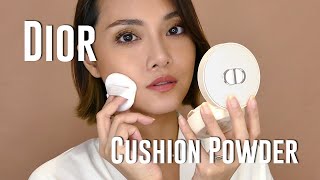 NEW Dior Forever Cushion Powder, Skin Veil and Perfect Fix Try-On, Wear Test and Review! (Light/020)