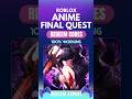 Anime Final Quest Codes UPDATED | Anime Final Quest Redeem Codes #animefinalquest