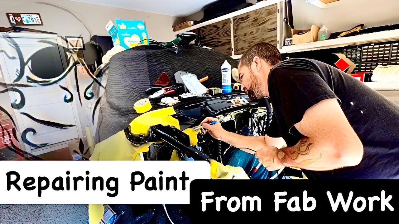 ⚠️DIY Tube Chassis Paint Repair 🍺 How To Fix Your Paint After Doing Fab