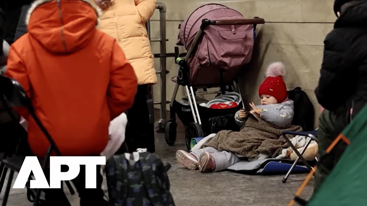 Kyiv Residents Shelter in Metro as Russian Drone & Missile Attack Cuts Power & Water Supplies | APT