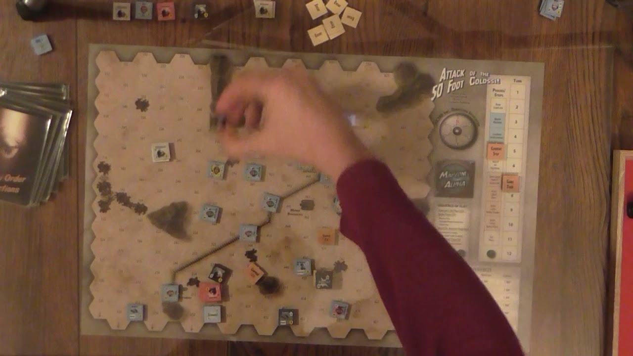 Chits and Cats - Attack of the 50-foot Collossi, scenario 1, part 2