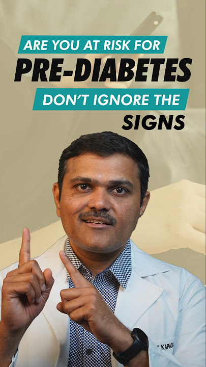 PRE DIABETES The Silent Killer You Need to Know About