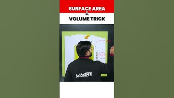 Surface area & volume trick | Magic or maths🔥😱#maths #mathtricks #cbse #viraltrick #viralmathtricks