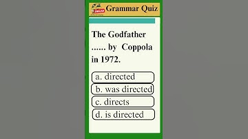 Quick Grammar Quiz: Test your active and passive skills! #shorts #shortvideo #shortvideo