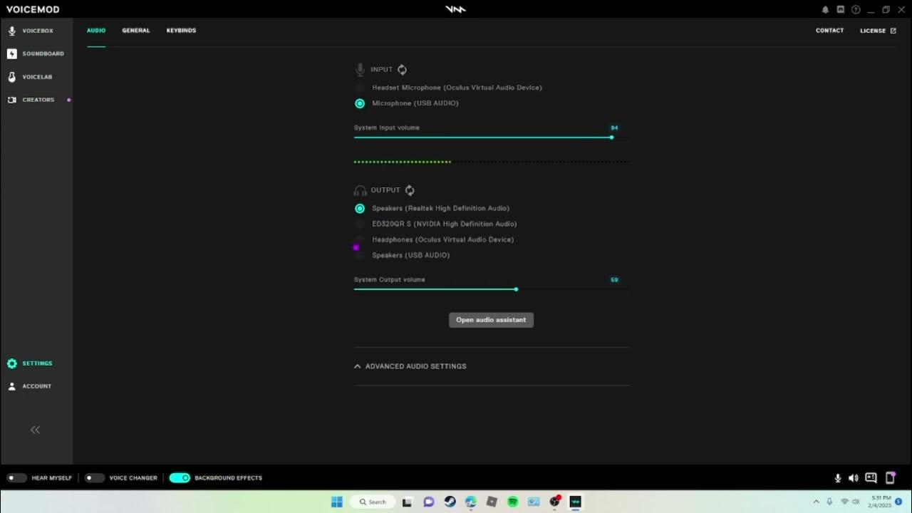 How to play audio through you mic in gorilla tag (pc) YouTube