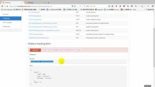 TrackingMore API trackings, delete a tracking item.