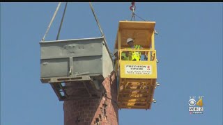 Haverhill Smokestack Hit By Lightning To Be Torn Down Brick-By-Brick