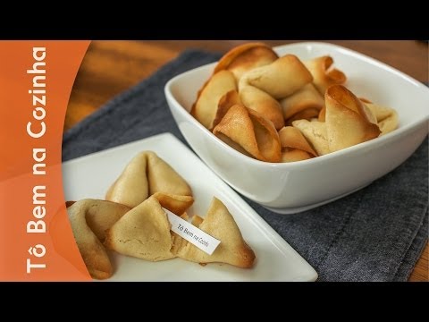 Vídeo: Como Fazer Biscoitos Da Sorte Chineses