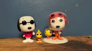 Funko Pop Reviews Astronaut Snoopy & Woodstock & Joe Cool & Woodstock