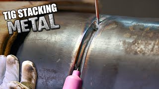 TIG Stacking Metal | Laywire Root Pass + Hot & Fill In One Pass