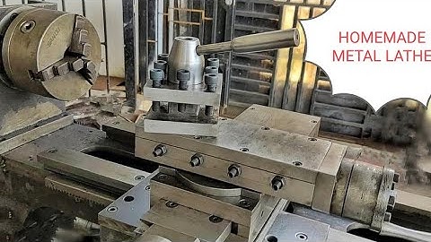 Homemade metal lathe/tool post