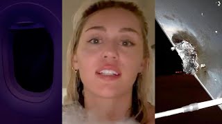 Miley Cyrus Plane Hit By Lightning