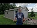 Amish sheds direct customer testimonial 14x28 garage